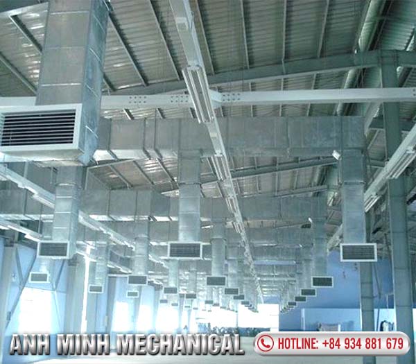 Ventilation system for factory